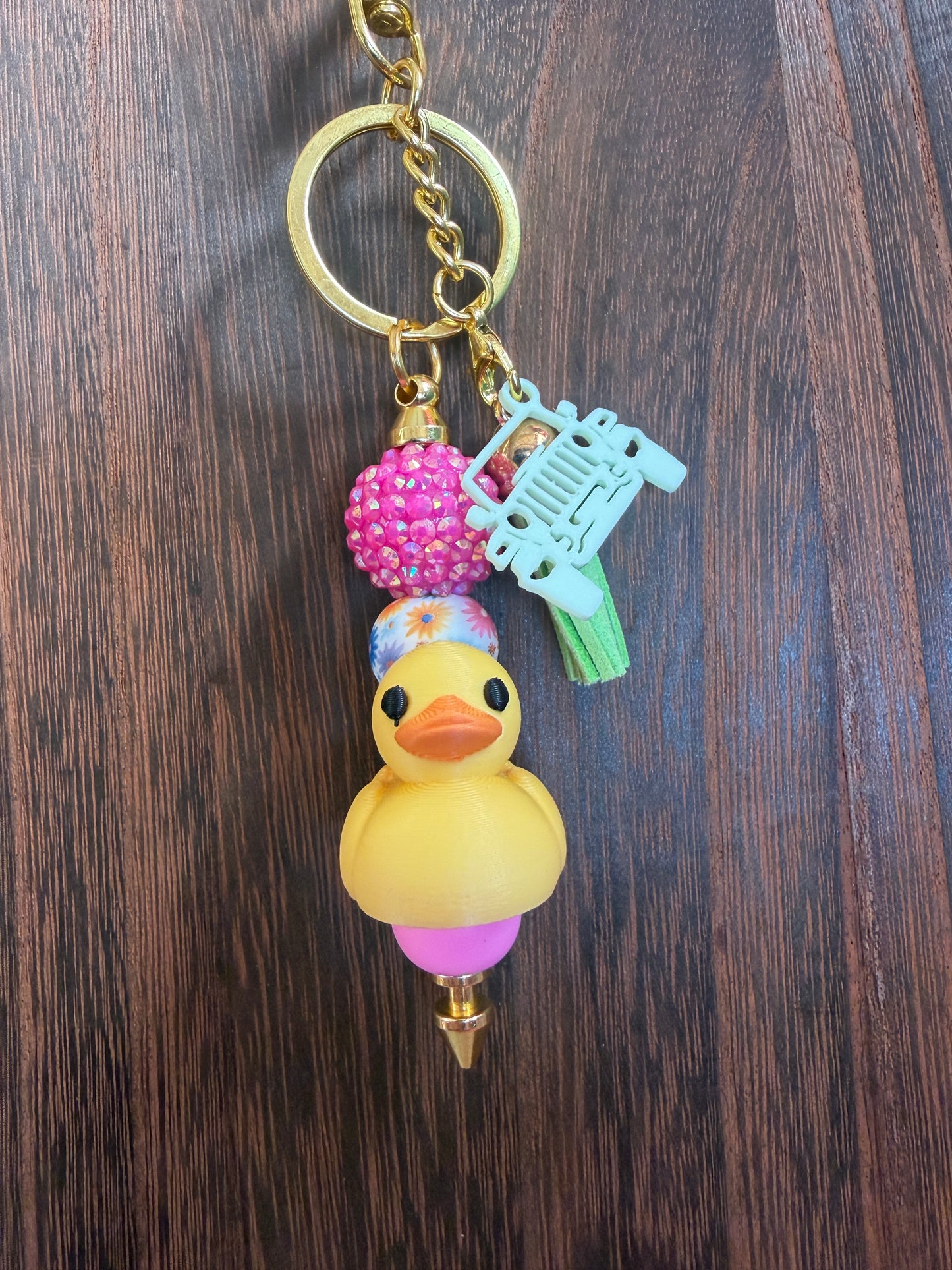 Jeep Duck Keychain/Bag Charm