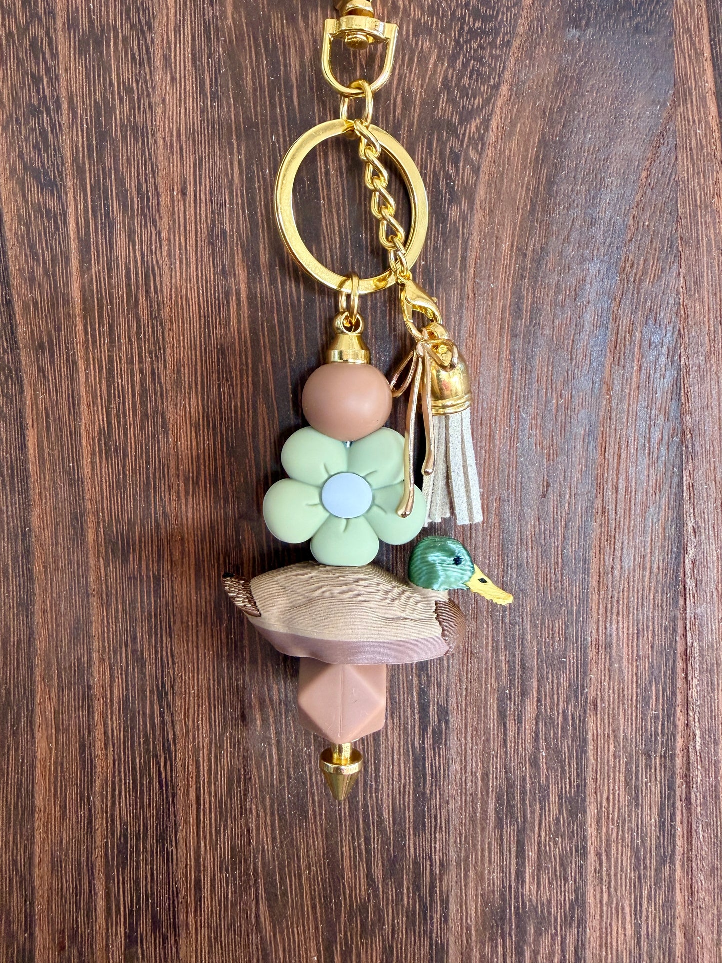 Mallard Duck Keychain/Bag Charm