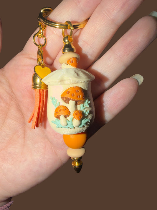 Merry Mushroom Inspired Keychain/Bag Charm