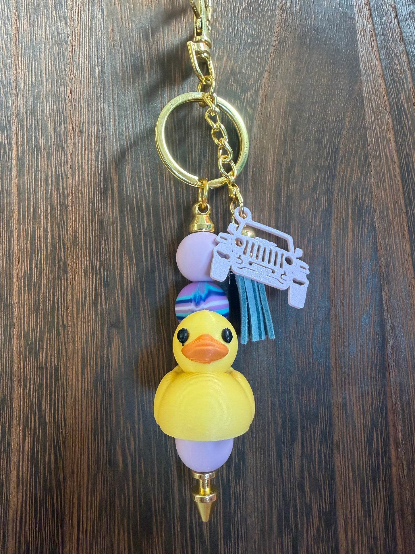 Jeep Duck Keychain/Bag Charm