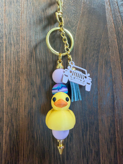 Jeep Duck Keychain/Bag Charm